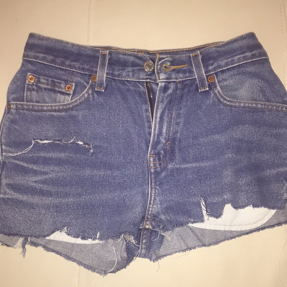 Cut Levi Jean Shorts